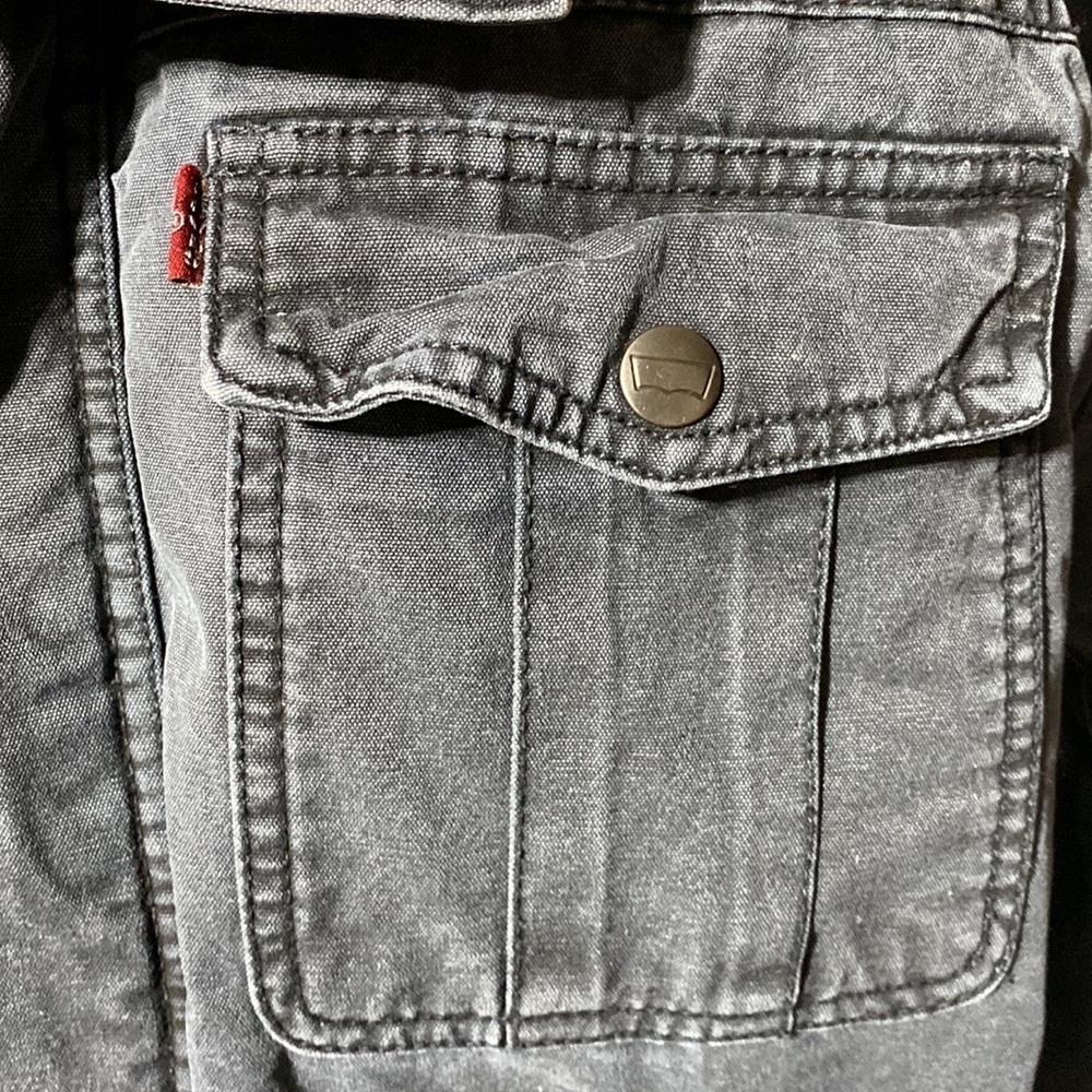Levi's Men's Navy Trucker Jacket - Picture 2 of 10